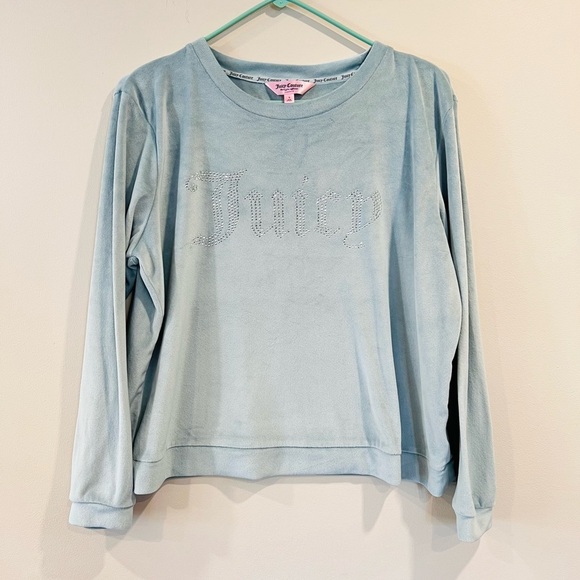🔥Juicy Couture Light Blue Sweatshirt🔥 - Picture 1 of 7